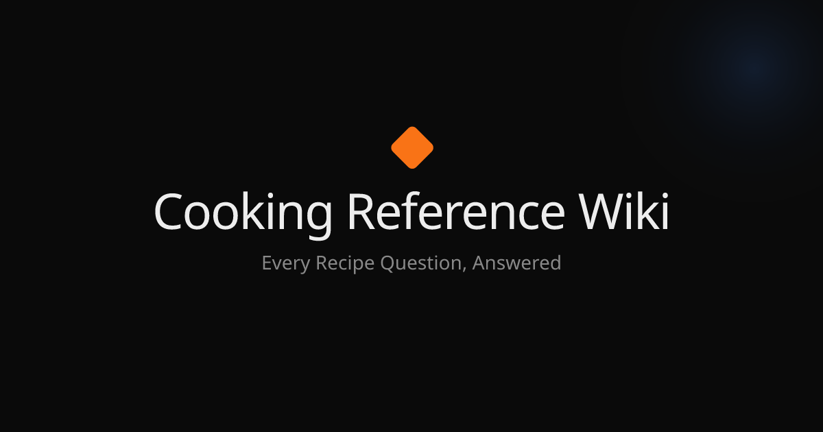 Cooking Reference Wiki — Your complete cooking reference — unit ...
